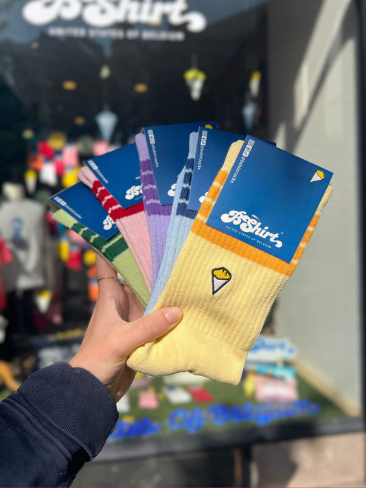 Chaussettes tennis vintage unies BShirts
