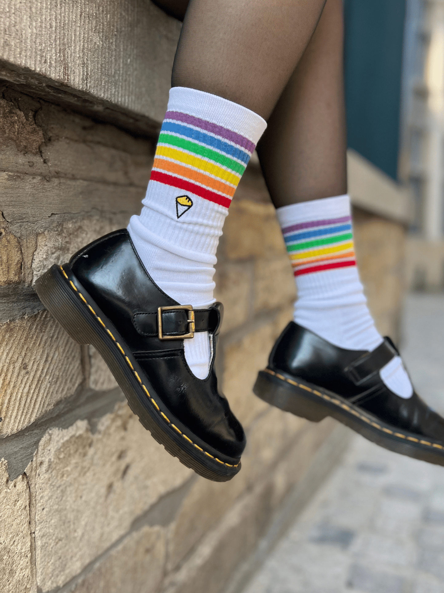Chaussettes tennis vintage unies BShirts