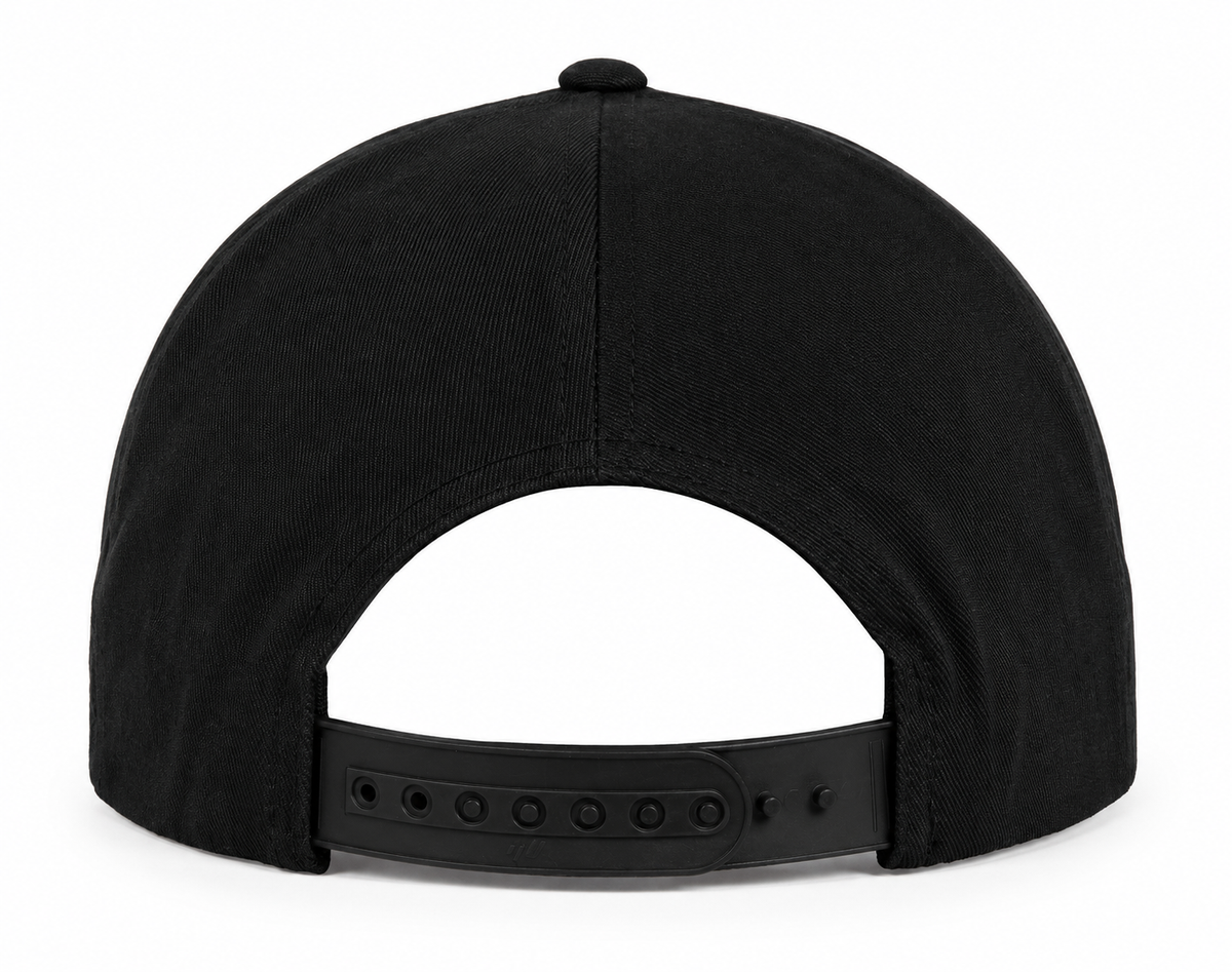 Casquette en coton noir Dikkenek brodé