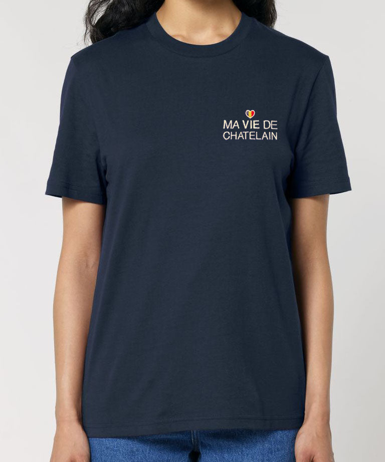 T-Shirt Unisexe "Ma Vie de Châtelain" brodé