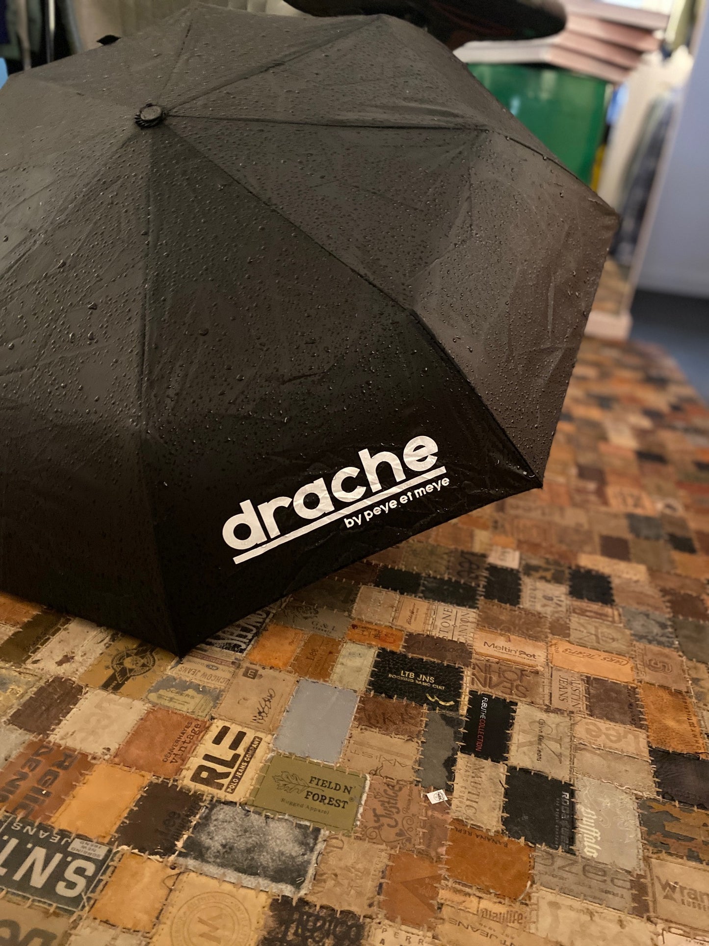 Parapluie "Drache" noir