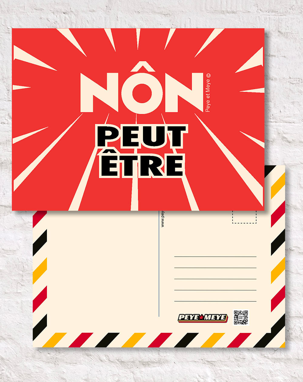 Carte postale "Nôn Peut-être"