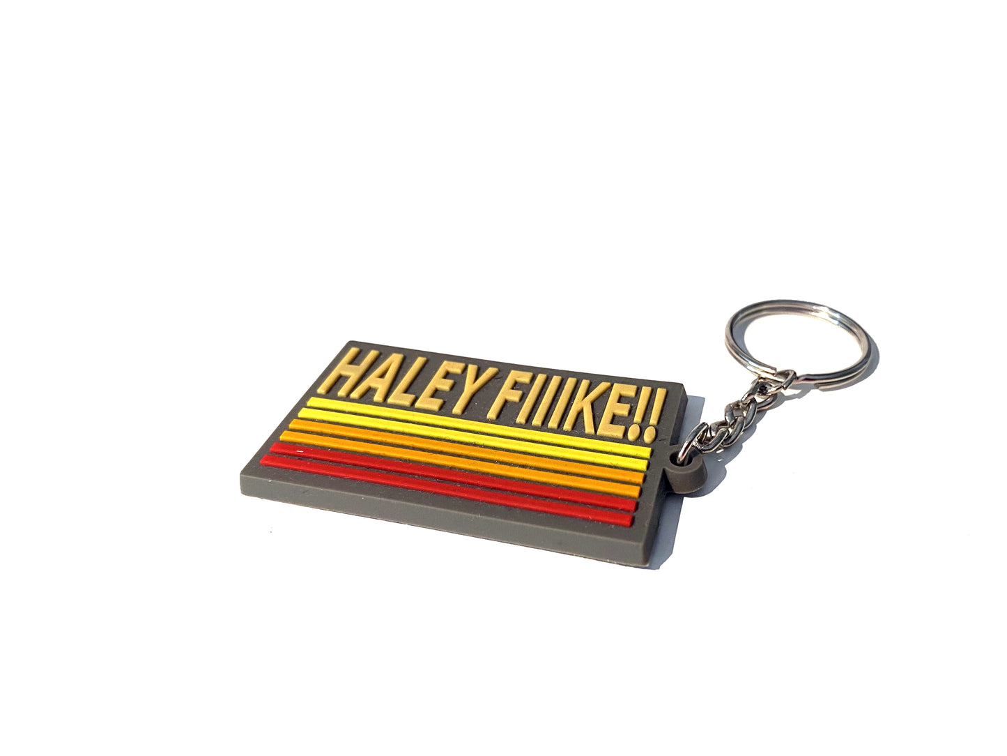 Porte-clés en silicone "Haley Fiiike"
