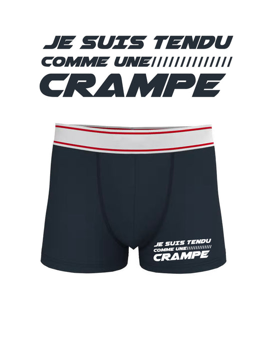 Boxer Homme "Je suis tendu comme une Crampe"