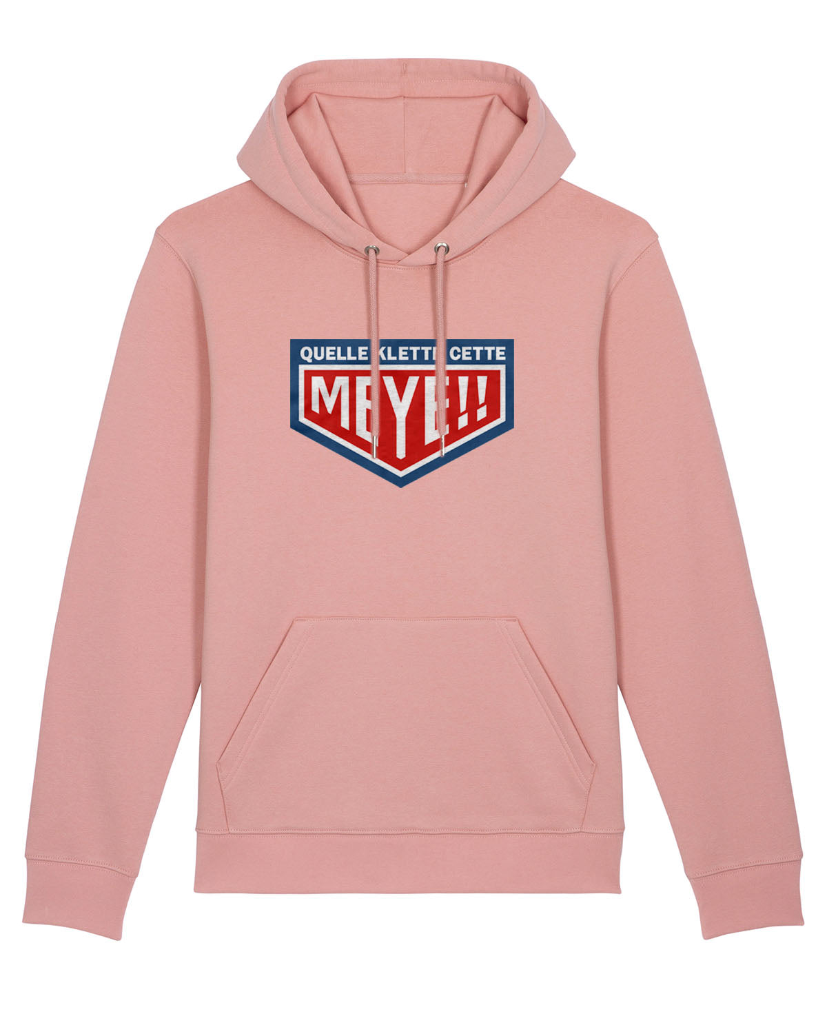 Sweatshirt unisexe avec capuche "Quelle Klette cette Meye" (SO)