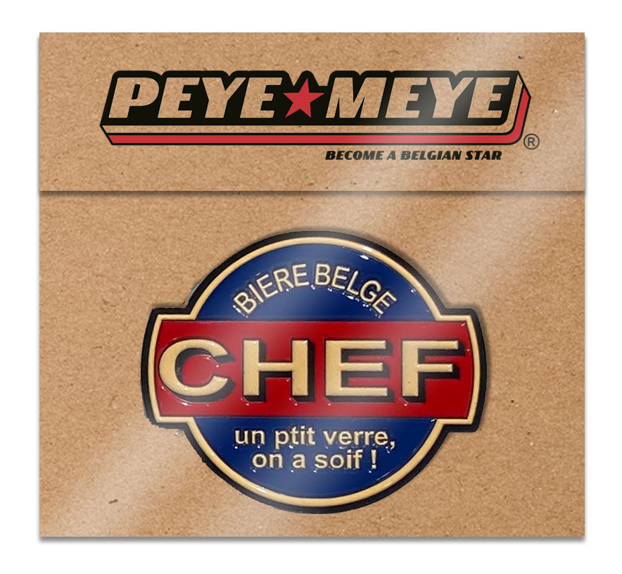 🎁 Aimant en métal "Chef, un ptit verre, on a soif" (100% off)