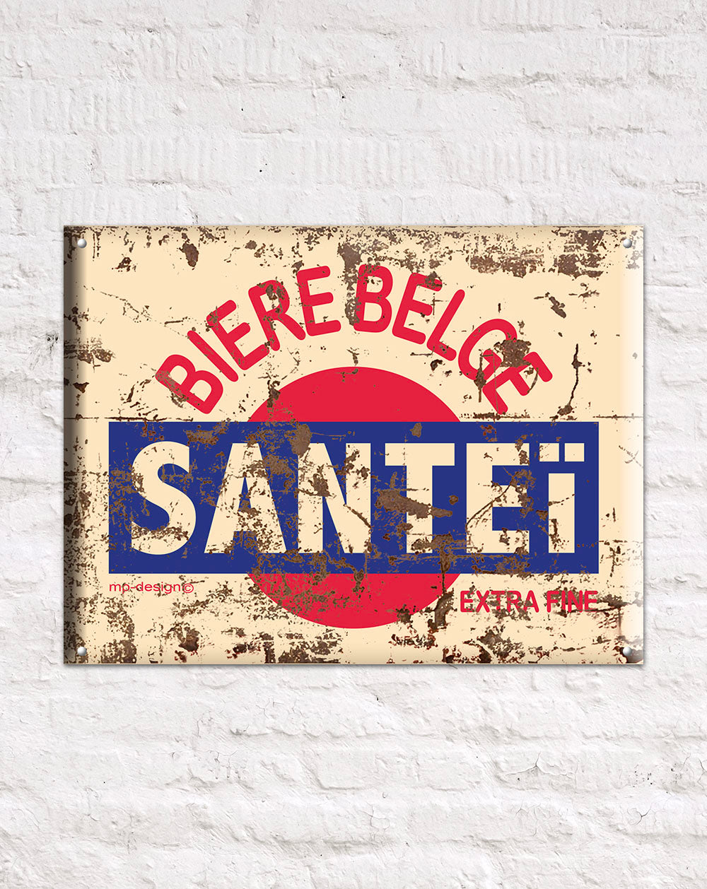 Plaque aluminium 30x40cm "Santeï"