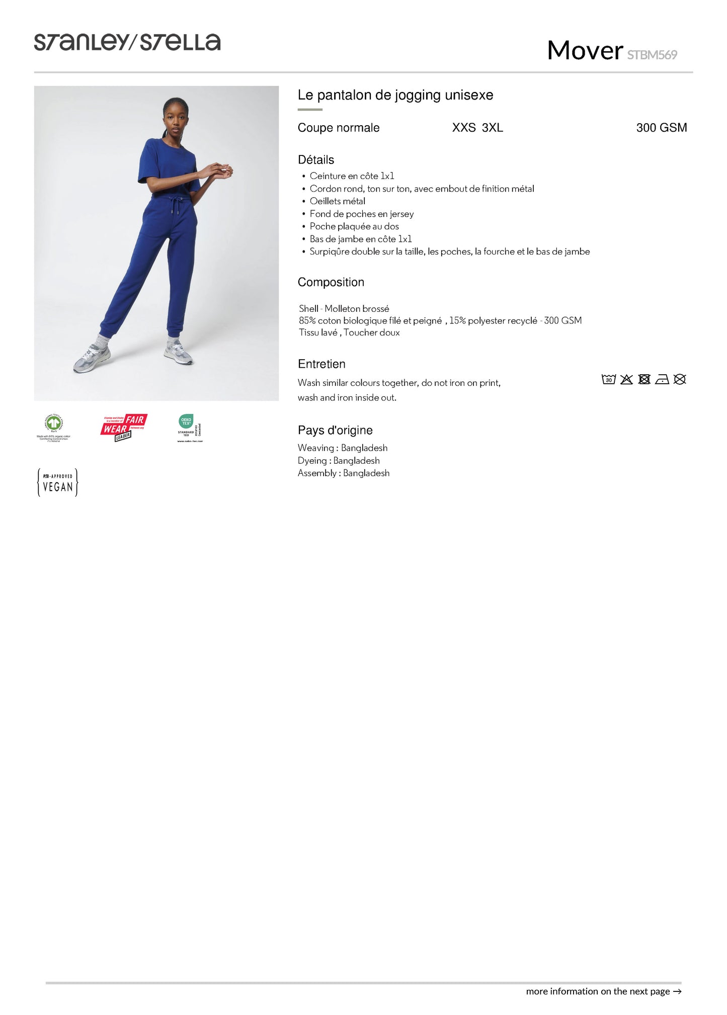 Pantalon de training Unisexe "Peye et Meye"