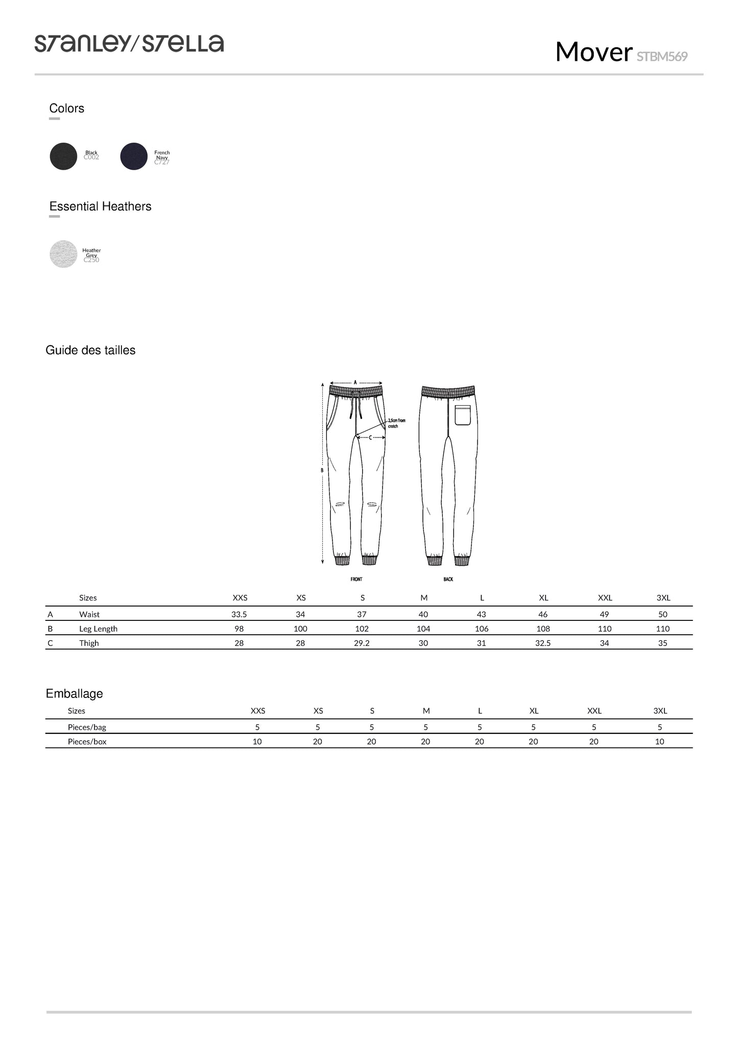 Pantalon de training Unisexe "Peye et Meye"