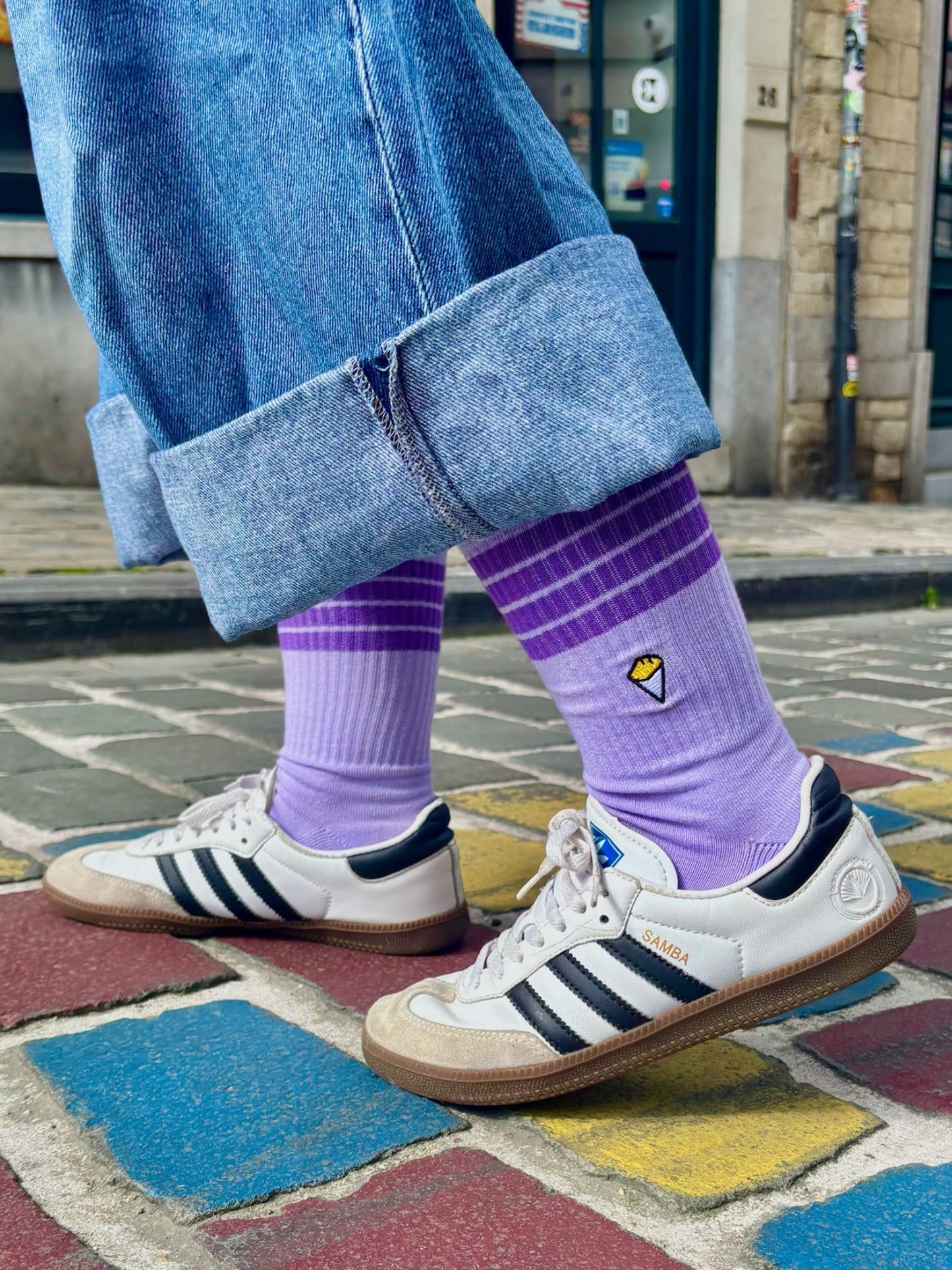 Chaussettes tennis vintage unies BShirts