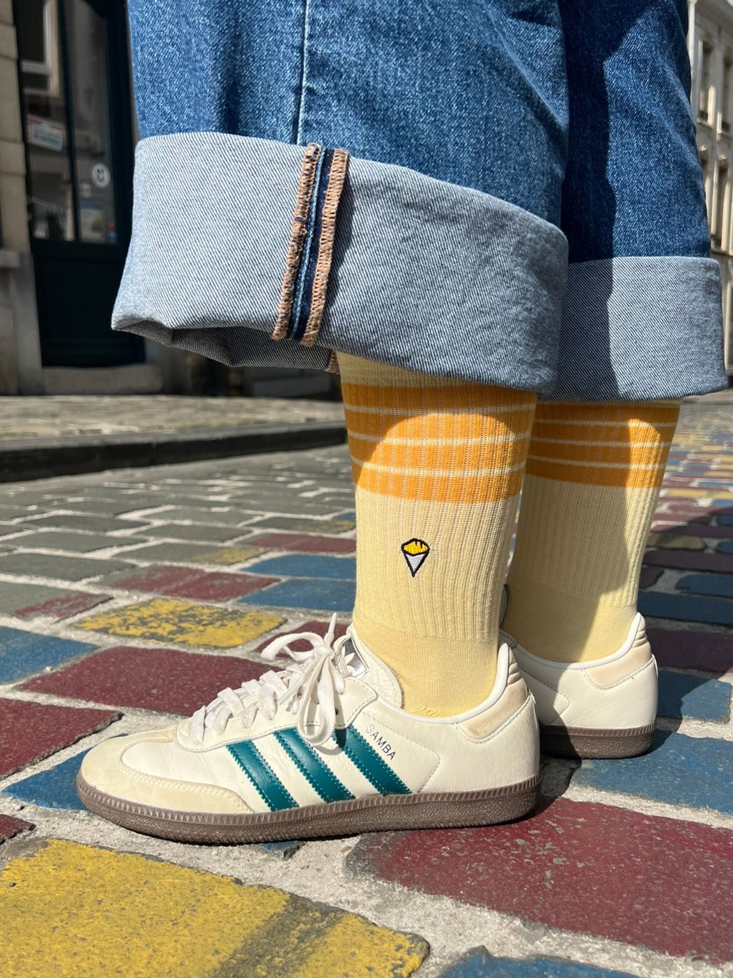 Chaussettes tennis vintage unies BShirts