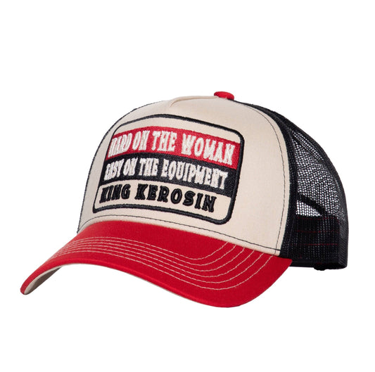 Casquette de camionneur « Hard on the Woman » KING KEROSIN