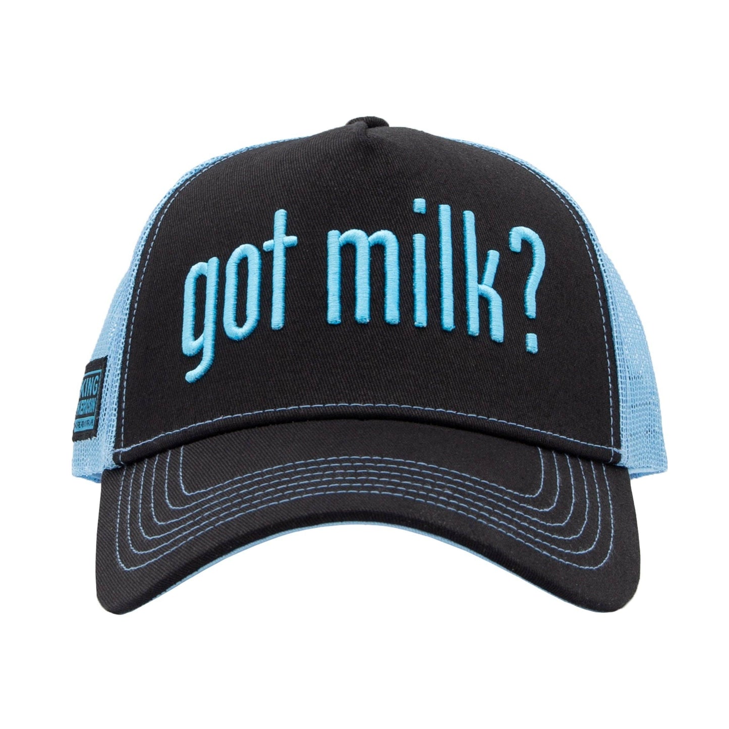 Casquette de camionneur 'Got Milk?' en noir