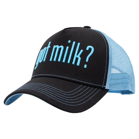Casquette de camionneur 'Got Milk?' en noir