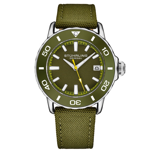 Explorateur Quartz 40mm Plongeur - Boîtier et Bracelet Verts