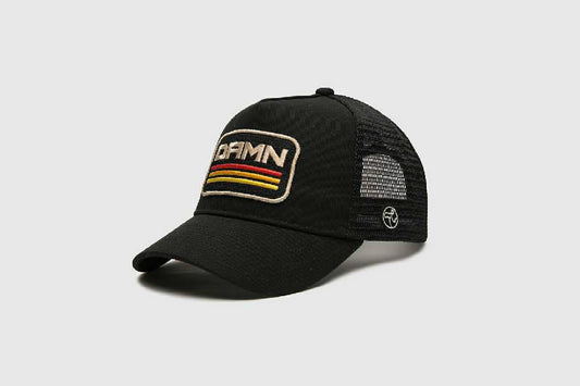 Casquette Trucker Vintage noir "Damn"