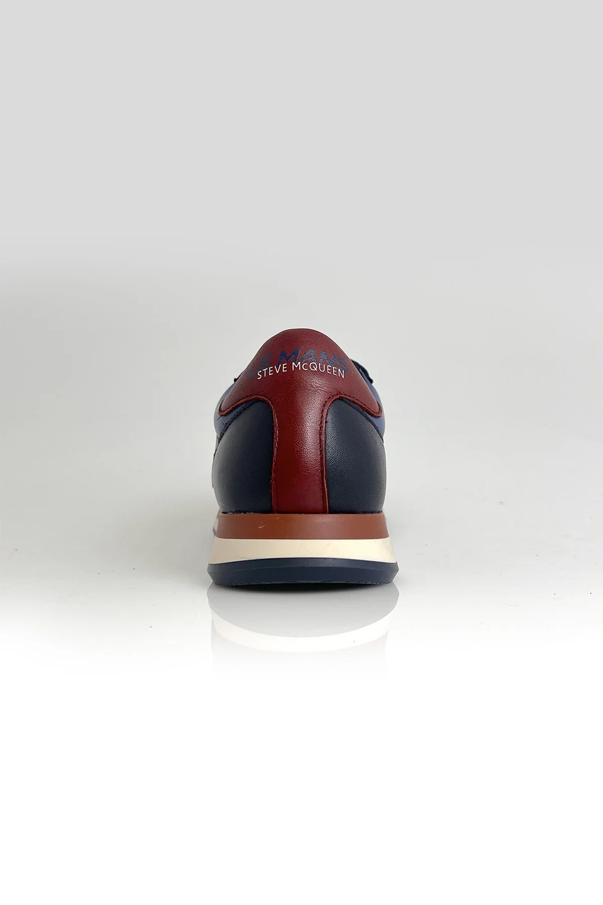 Baskets en cuir Steve McQueen Cool bleu royal Homme