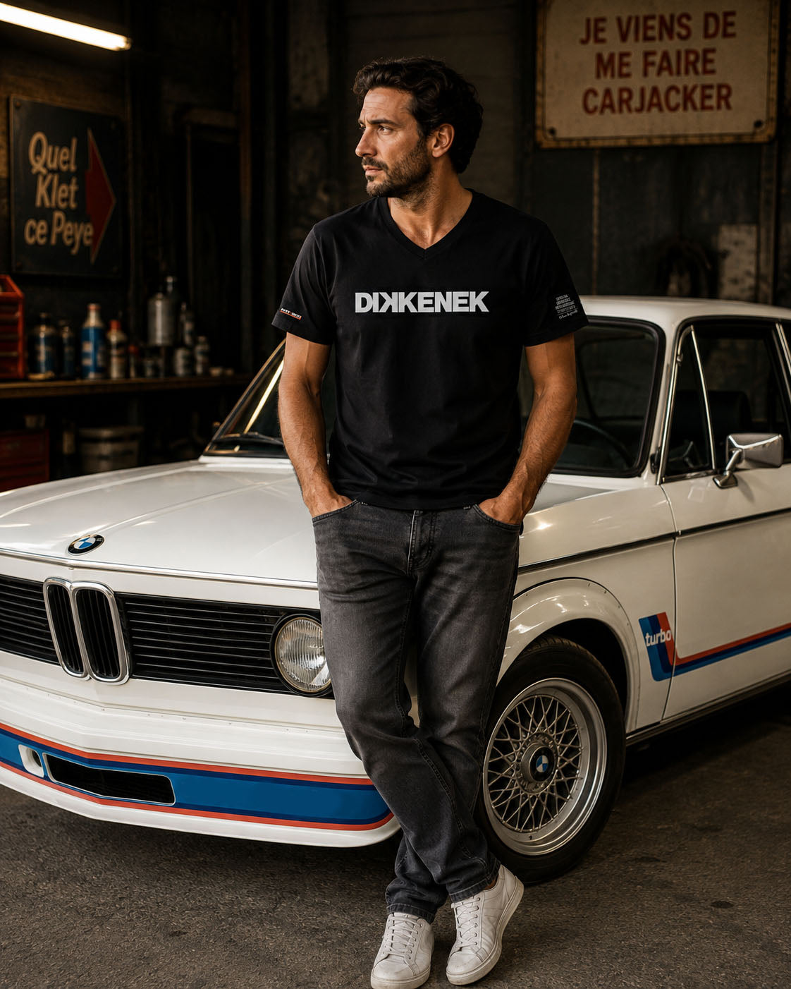 T-Shirt Homme Col V Dikkenek