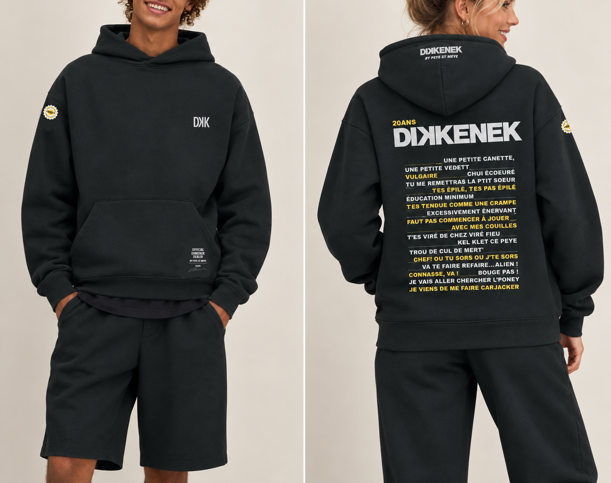 Sweatshirt Unisexe Dikkenek – Oversized