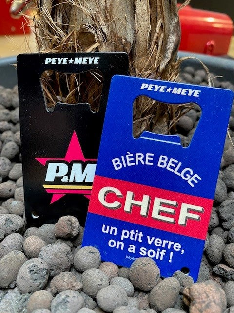 🎁 Décapsuleur et porte-clés en métal "Chef, un ptit verre, on a soif" (100% off)