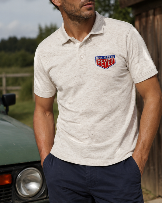 Polo Homme manches courtes "Quel Klet ce Peye"