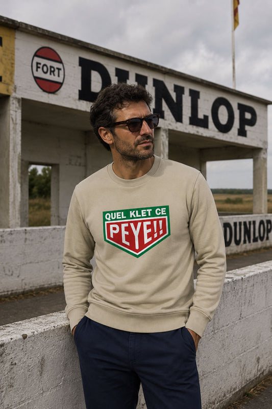 Sweatshirt unisexe sans capuche "Quel Klet ce Peye"