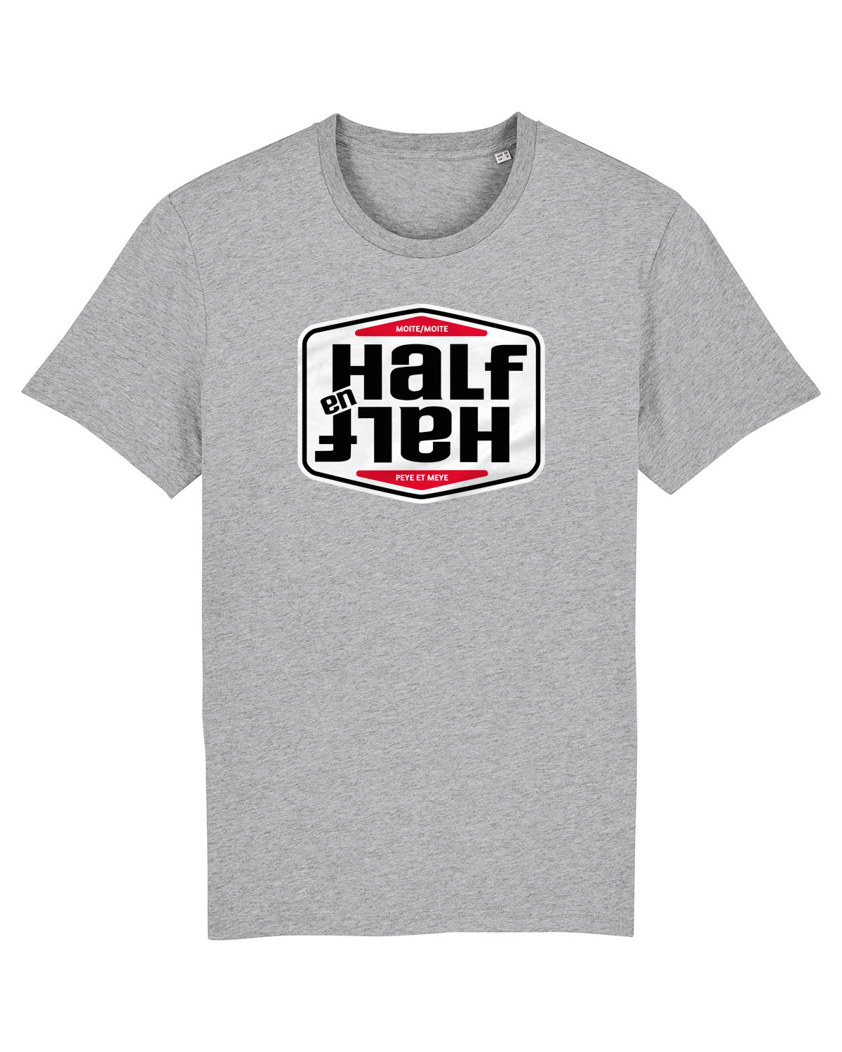 T-Shirt Unisexe "Half en Half"