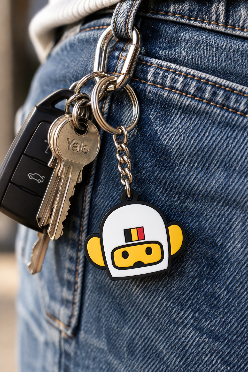 Porte-clés en silicone "Mini Ket Racing"