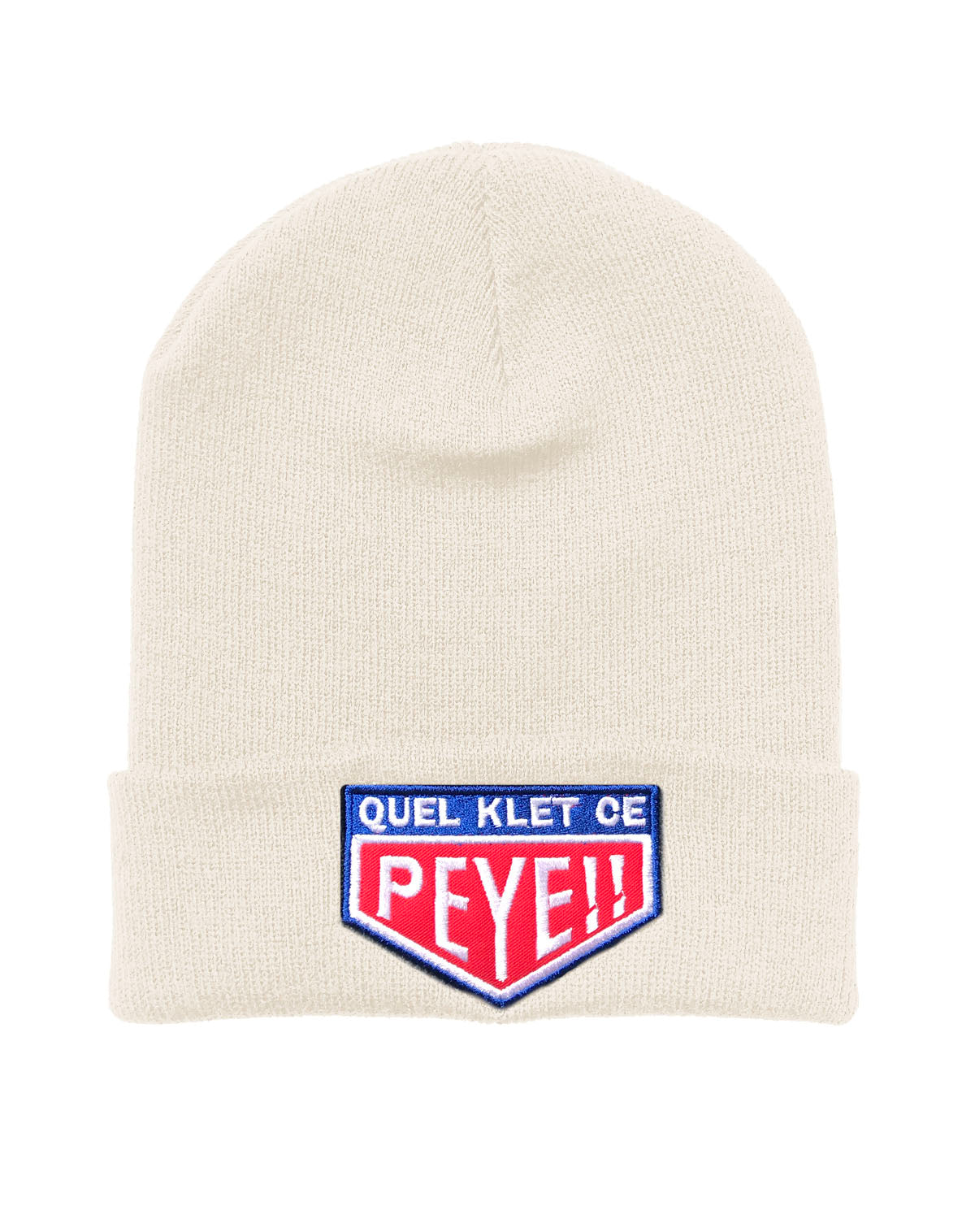 Bonnet en laine "Quel Klet ce Peye"