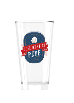 Verre à bière "Quel Klet ce Peye" 37cl