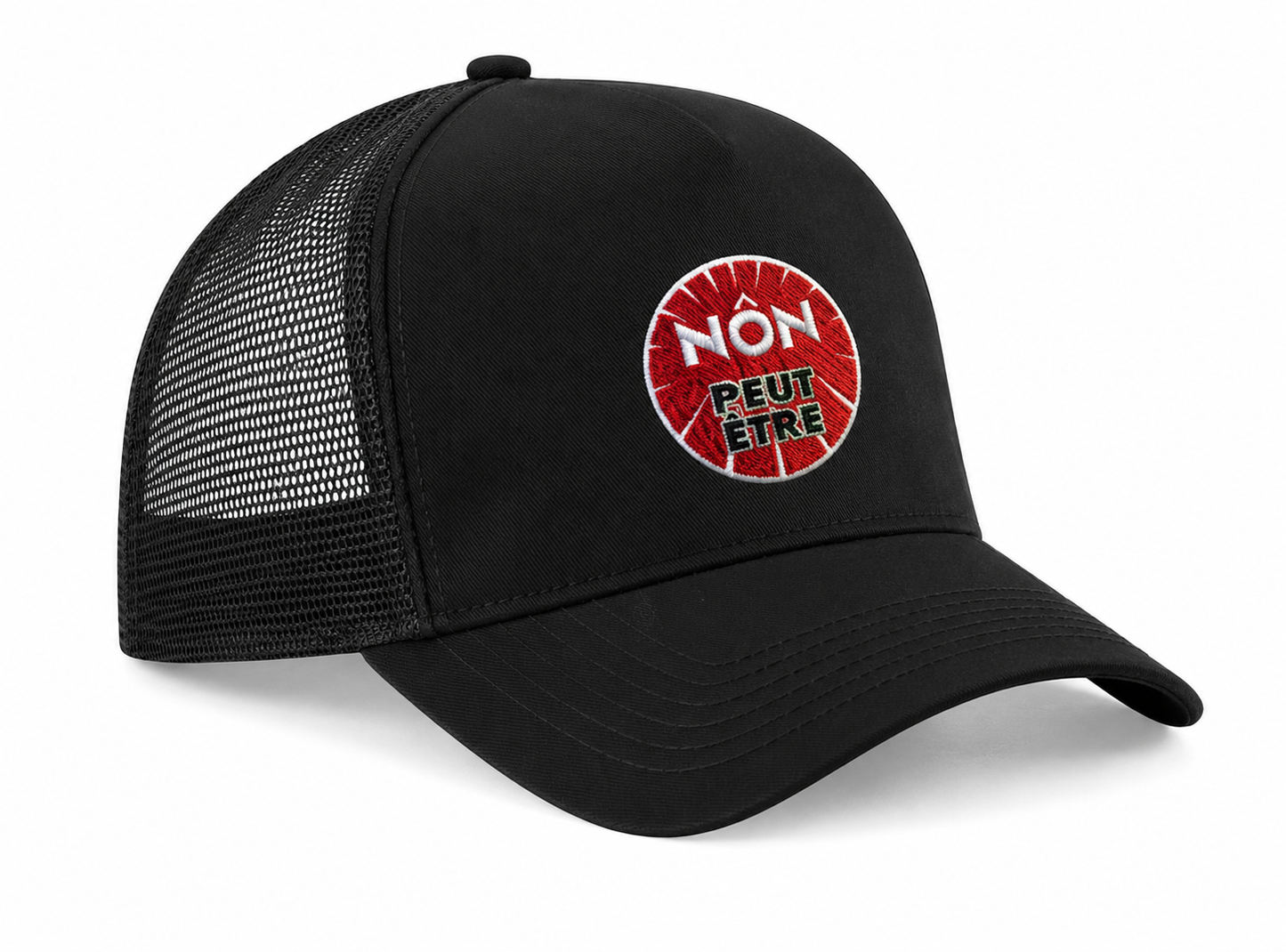 Casquette Vintage "Nôn Peut-être" avec filet