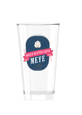 Verre à bière "Quelle Klette cette Meye" 37cl