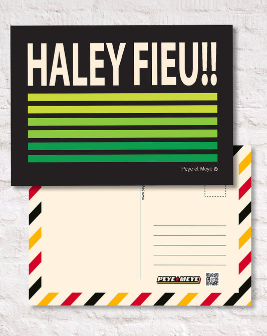 🎁 Carte postale "Haley Fieu" (100% off)