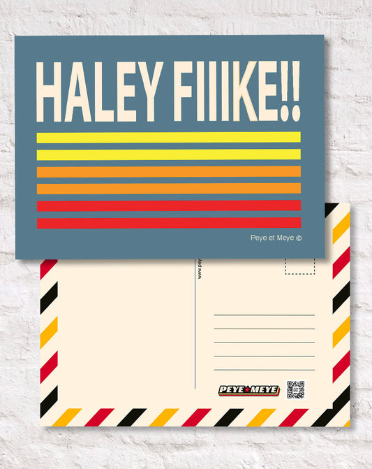 🎁 Carte postale "Haley Fiiike" (100% off)