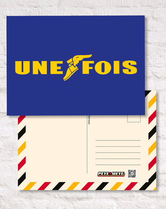 Carte postale "Une fois"