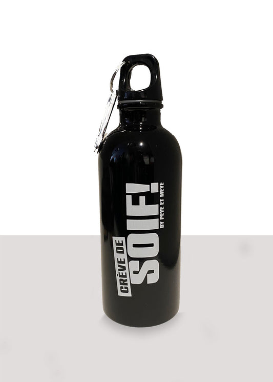 Gourde "Crève de soif" – 400 ml avec mousqueton