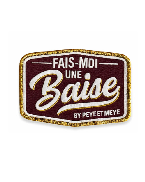 Écusson brodé "Fais-moi une Baise"