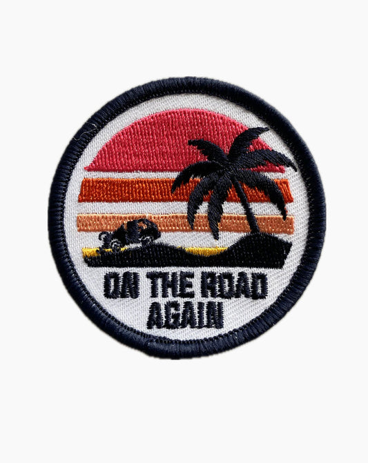 Écusson brodé "On The Road Again"