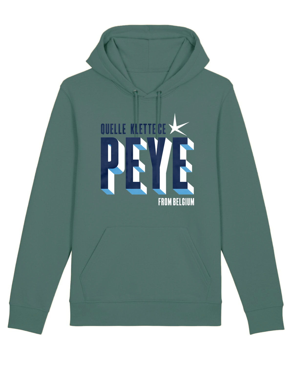 Sweatshirt à capuche Unisexe "Quelle Klette ce Peye"