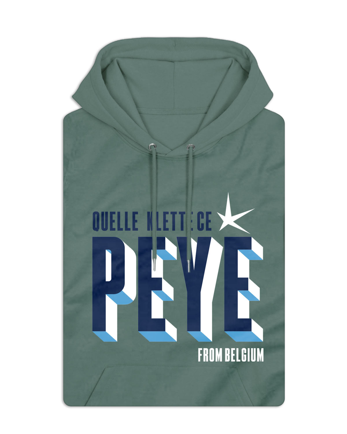 Sweatshirt à capuche Unisexe "Quelle Klette ce Peye"