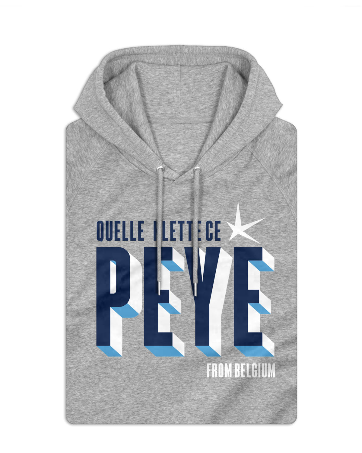 Sweatshirt à capuche Unisexe "Quelle Klette ce Peye"