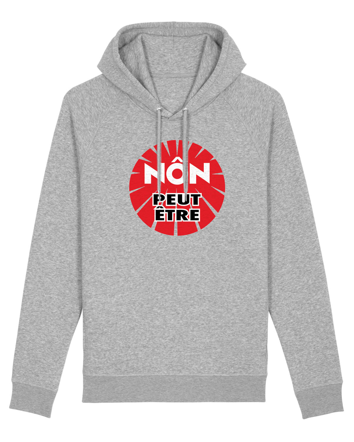 Sweatshirt unisexe avec capuche "Nôn Peut-être"