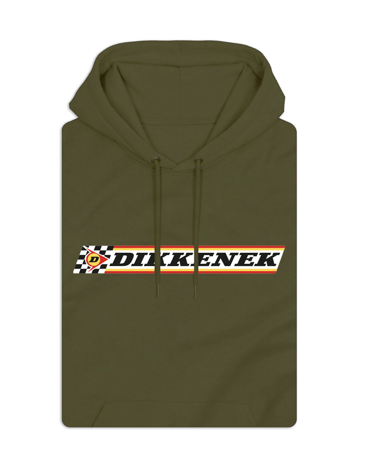 Sweatshirt à capuche Unisexe "Dikkenek"