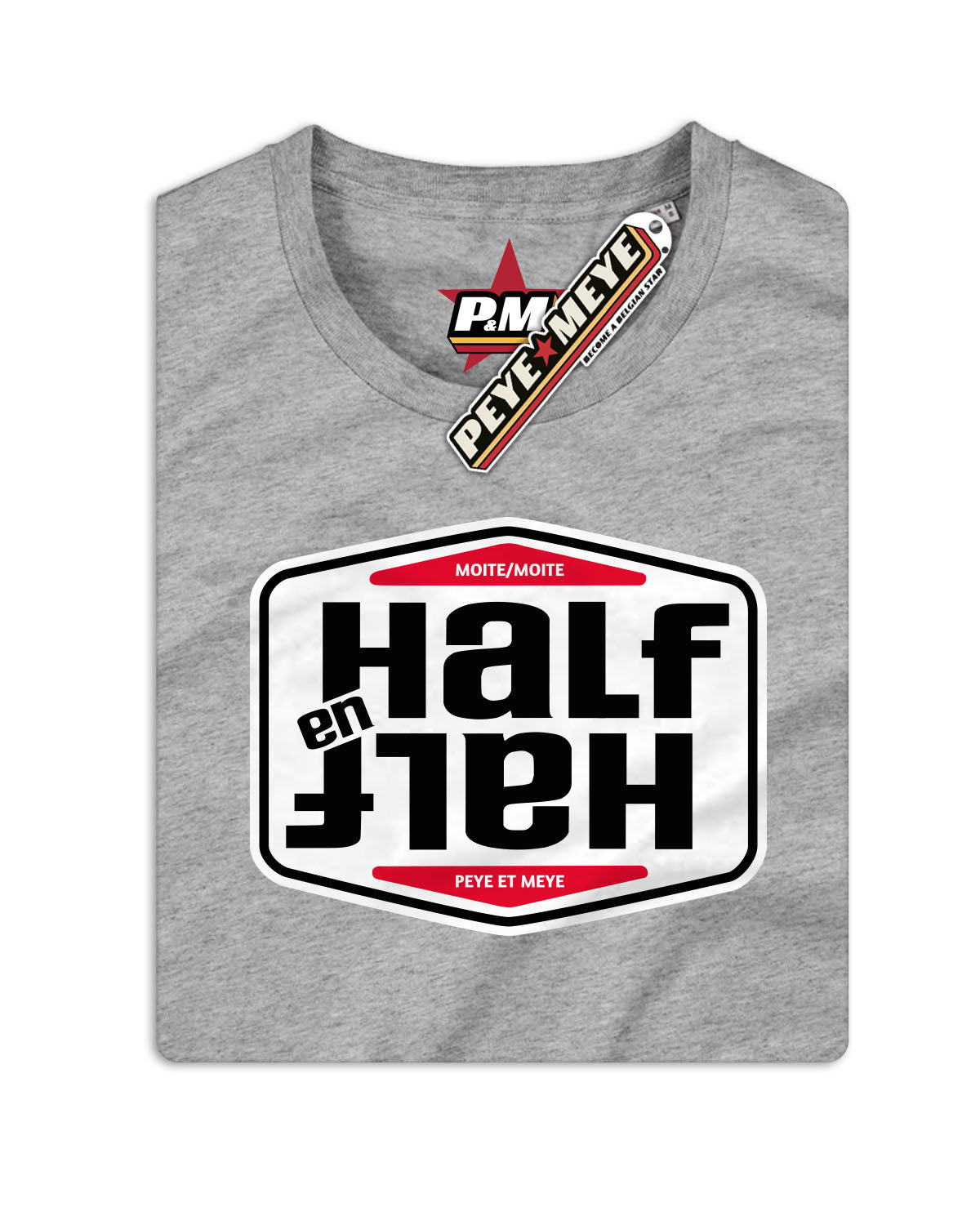 T-Shirt Unisexe "Half en Half"