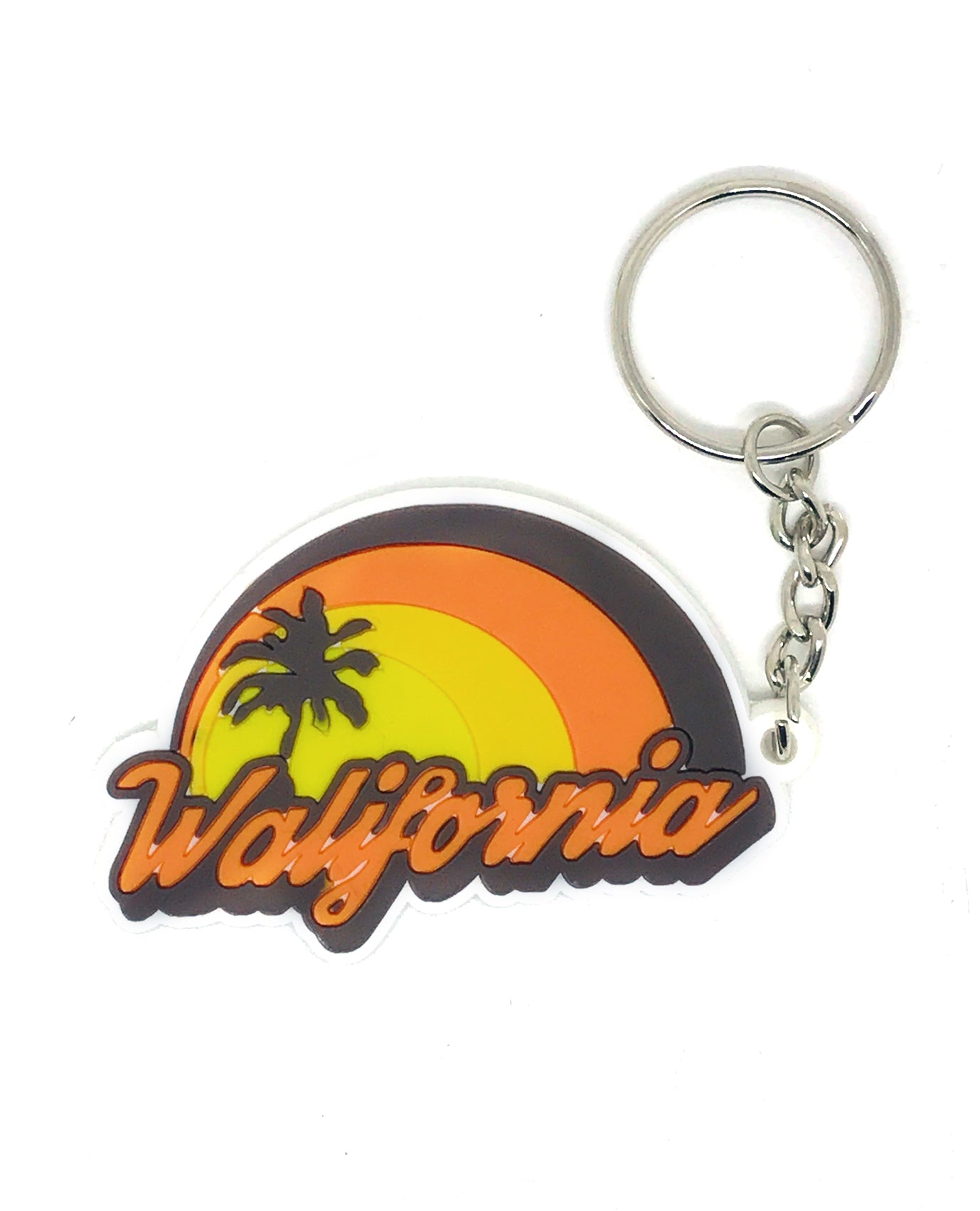 Porte-clés en silicone "Walifornia"