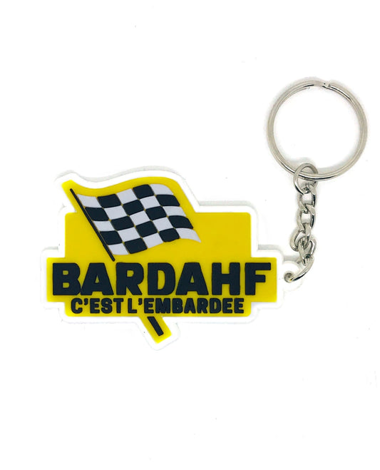 🎁 Porte-clés en silicone "Bardahf, c'est l'embardée" (100% off)