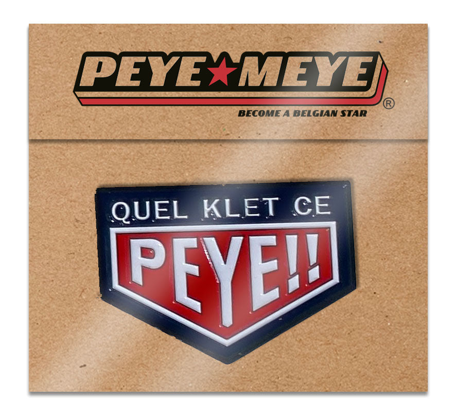 Aimant en métal "Quel Klet ce Peye"