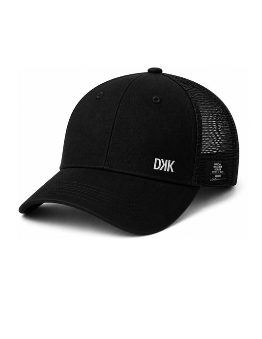 Casquette Vintage noir avec filet  DKK brodé