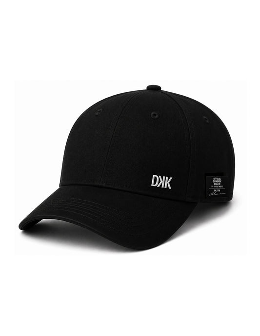 Casquette en coton noir DKK brodé