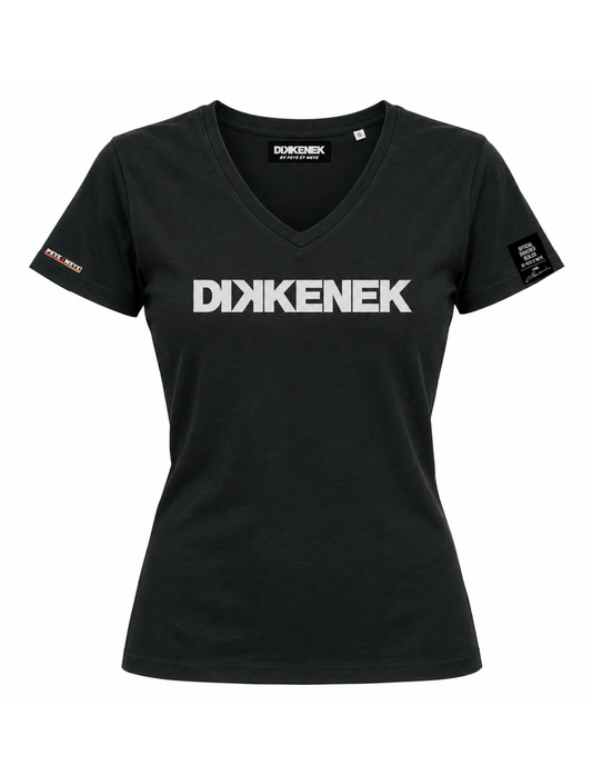 T-Shirt Femme Col V Dikkenek
